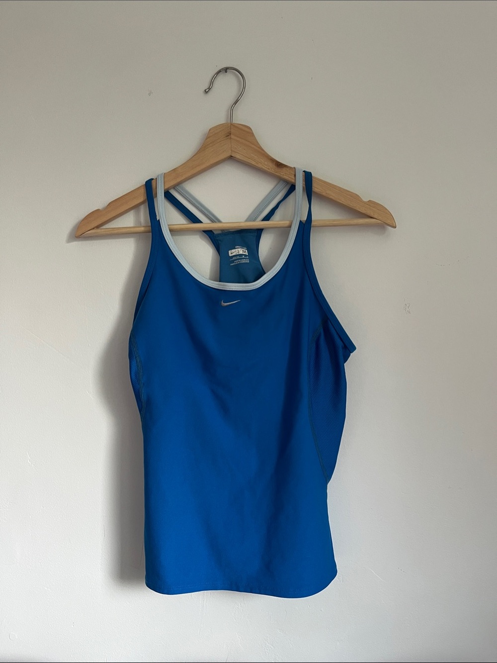 Nike Bright Blue Athletic Tank with Racerback